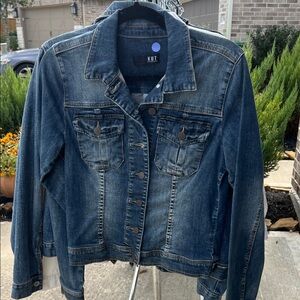 Kut from the Kloth Dark Blue Jean Jacket